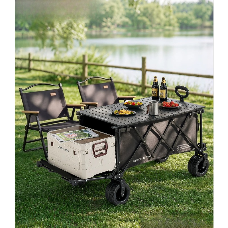 Outdoor Furniture - Folding Camping Wagon Cart Outdoor Collapsible
