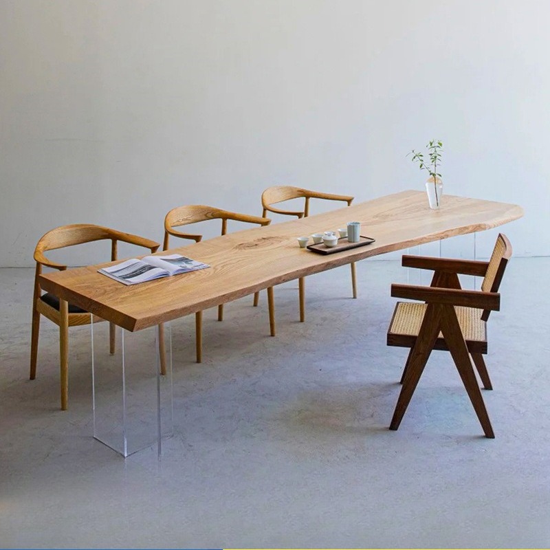 Nordic Solid Wood Acrylic Floa - Tables review and price