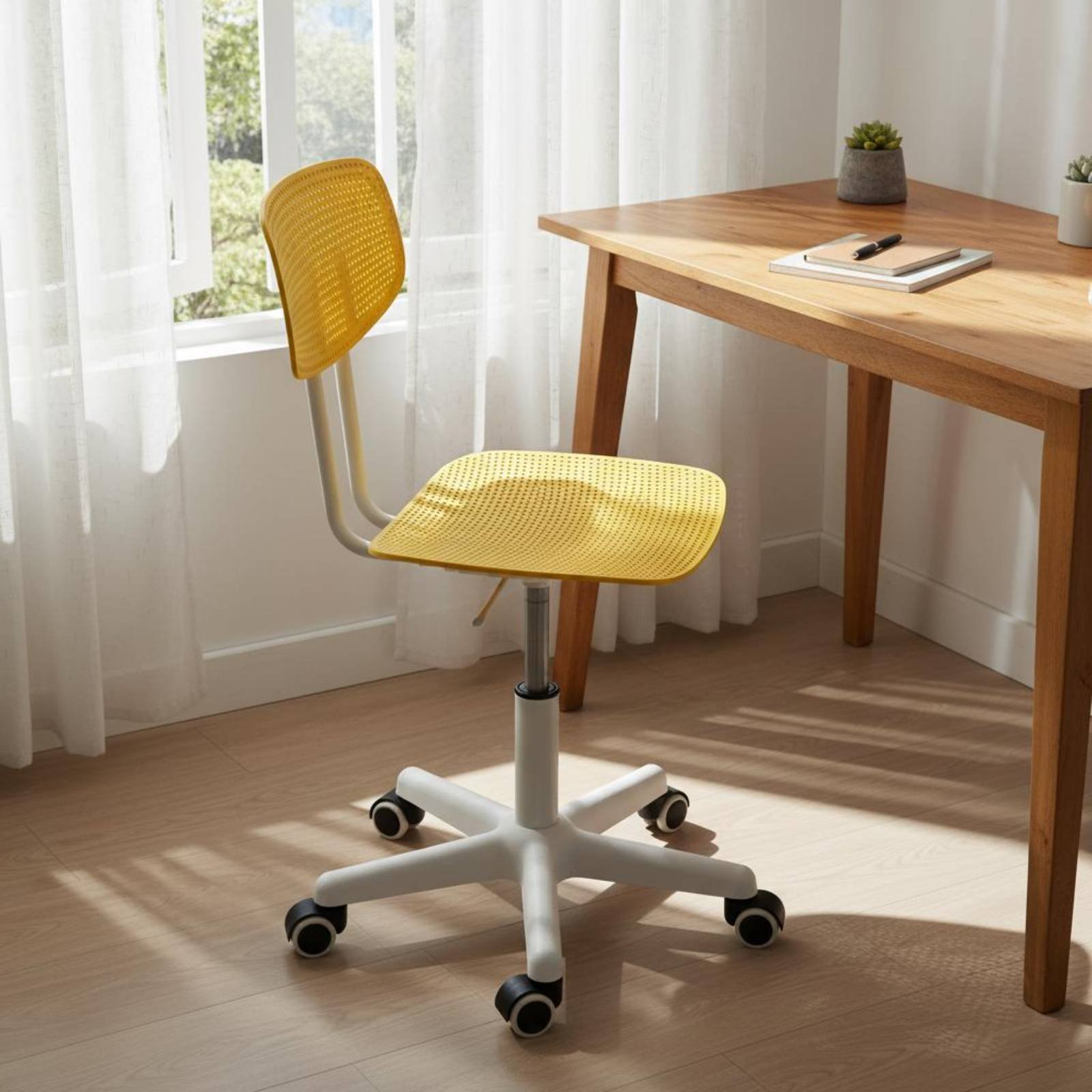 Adjustable Rolling Desk Chair  - Chairs review and price