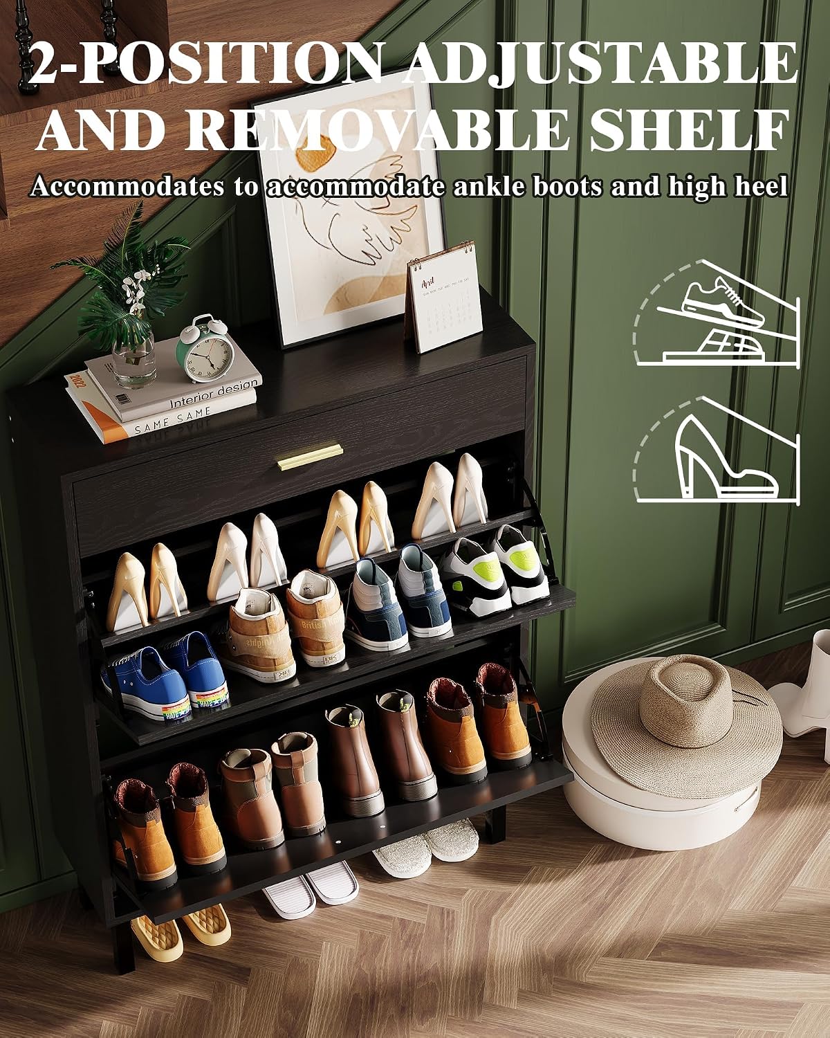 Narrow Shoe Cabinet Storage fo - Shoe Rack Cabinet Narrow Entryway review and price