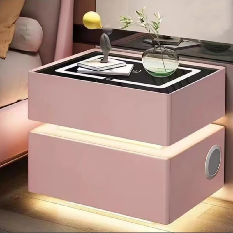 Modern Style Solid Wood Bedsid - Solid Wood Nightstand 2 Drawers review and price