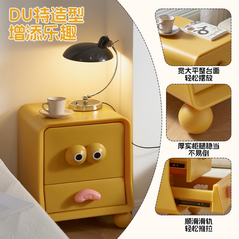 Bedside table creative cute ca - Storage review and price