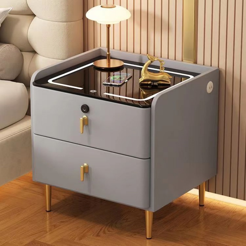 Nordic Style Wooden Bedside Ta - Solid Wood Nightstand 2 Drawers review and price