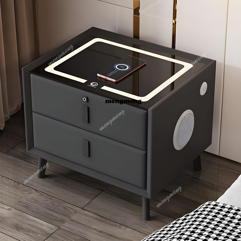 Solid Wood Smart Nightstand Wi - Solid Wood Nightstand 2 Drawers review and price
