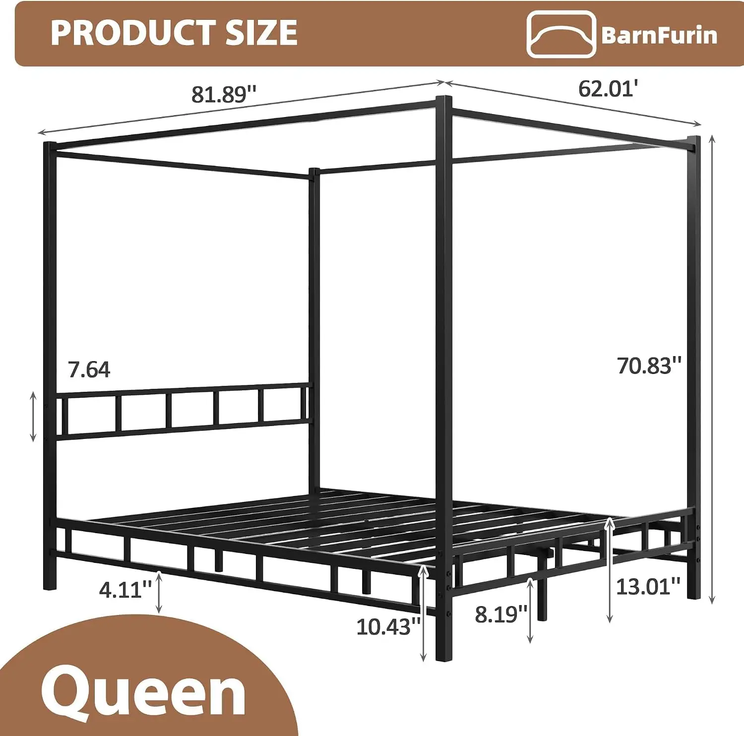 Metal Canopy Bed Frame Queen S - Canopy Bed Frame Metal Queen review and price
