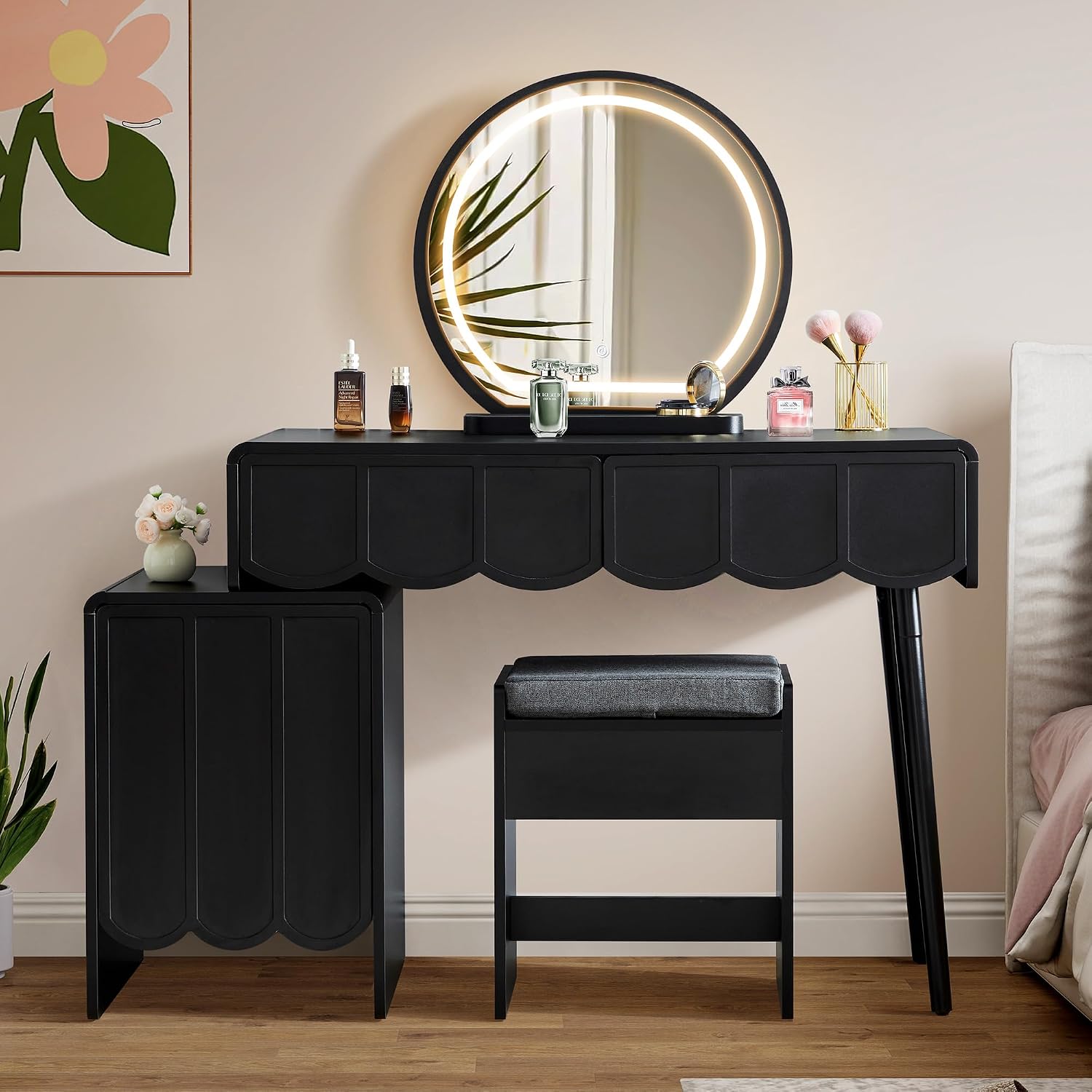 Vanity Desk with Mirror and Li - Dressing Table Vanity With Lighted Mirror review and price