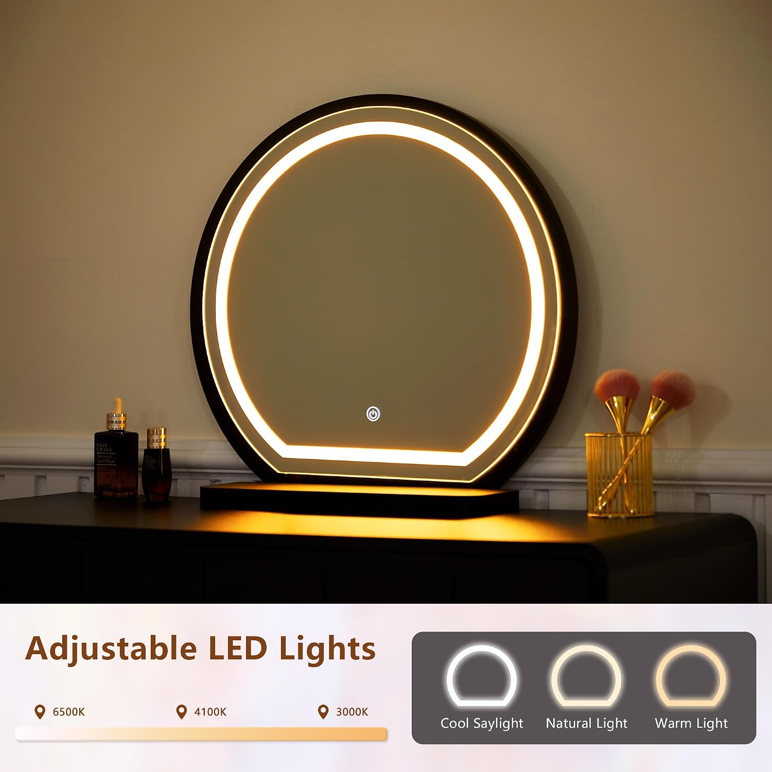 Vanity Desk with Mirror and Li - Dressing Table Vanity With Lighted Mirror review and price