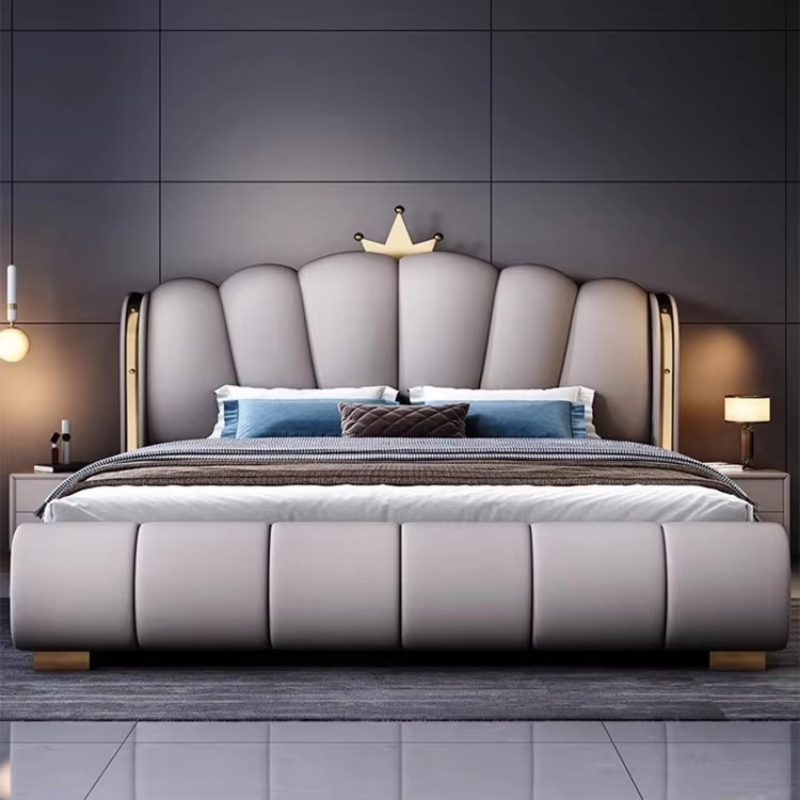 Modern Deluxe Wood Bedroom Fur - King Size Bed Frame With Storage Drawers review and price