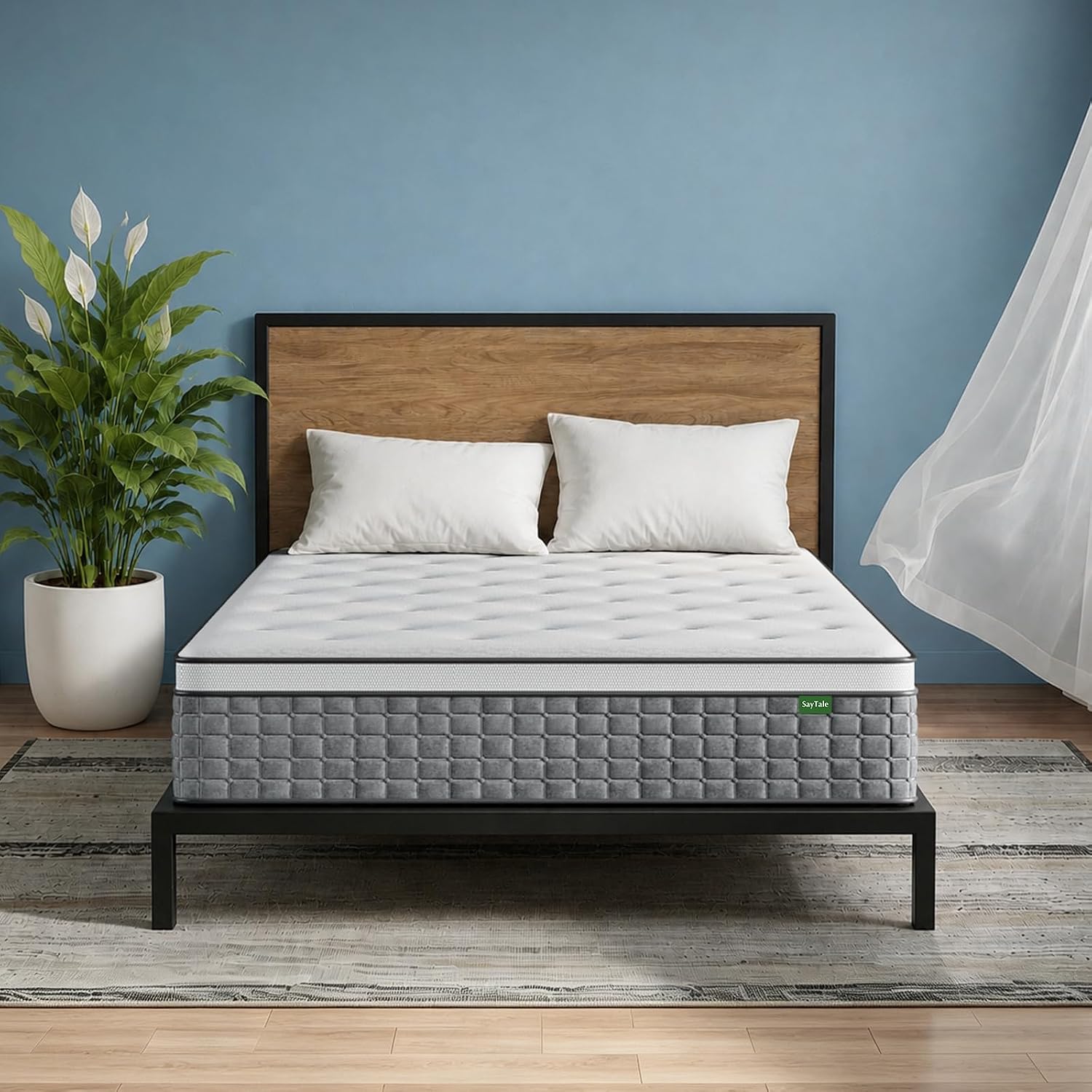 Queen Mattress,12 Inch Hybrid  - Memory Foam Mattress In A Box Queen review and price