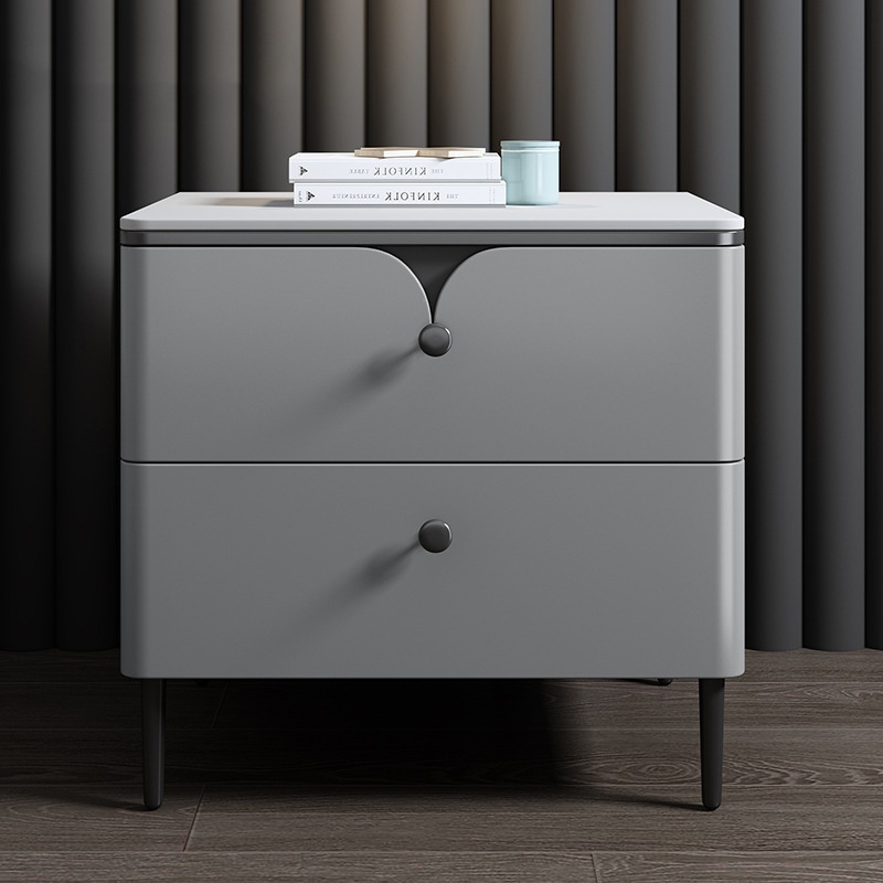 Modern Solid Wood Bedside Tabl - Solid Wood Nightstand 2 Drawers review and price